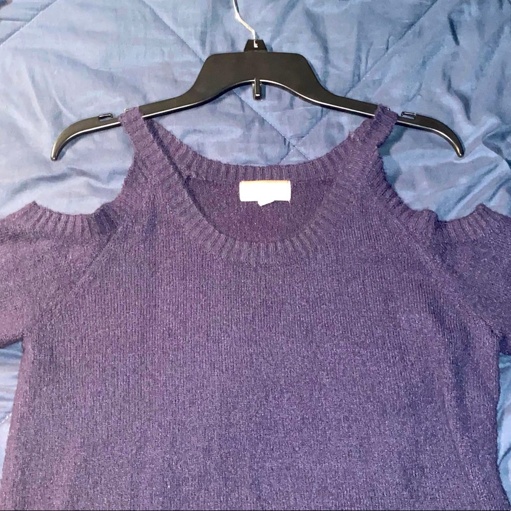 Pink rose women’s navy sweater